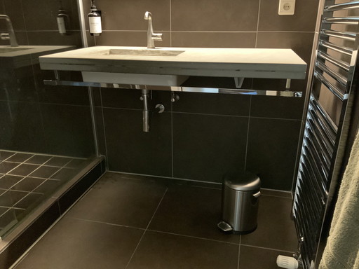 MOAB80 BLOCK washbasin – Italian design, natural stone 120 cm