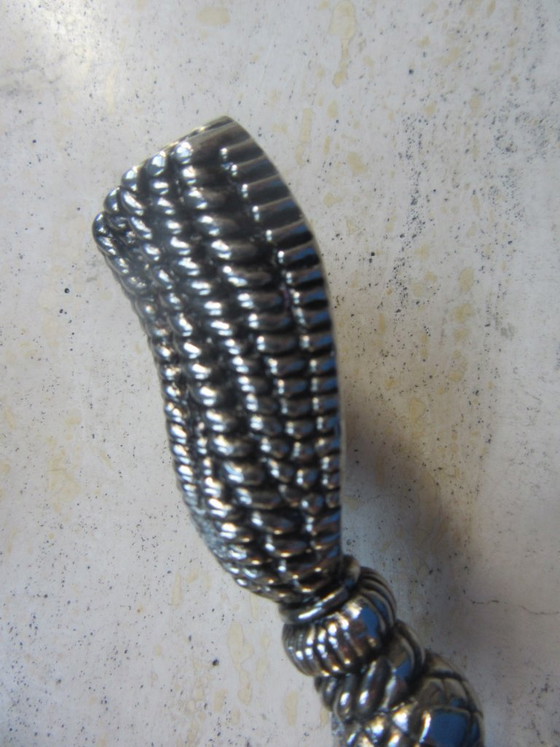 Bottle Cap Opener Tassel Shape similar to Silea, vintage – Table accessories, Metal, Silver (photo 4 of 6)