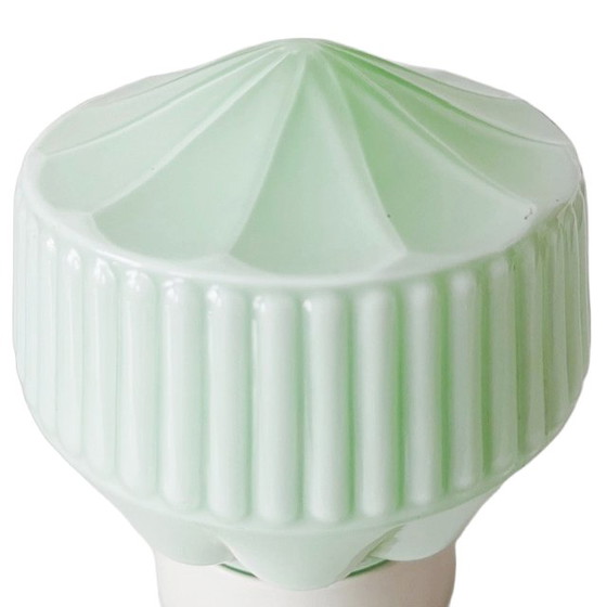 Image 1 of Lampada da soffitto vintage Thabur Art Déco verde menta, anni '30