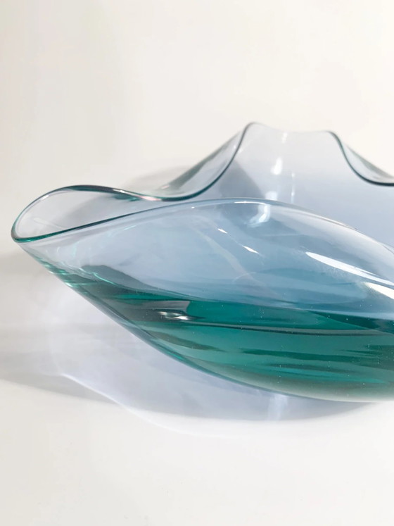 Posacenere in vetro di Murano blu soffiato a mano anni '70 – Oggetti decorativi (photo 6 of 9)
