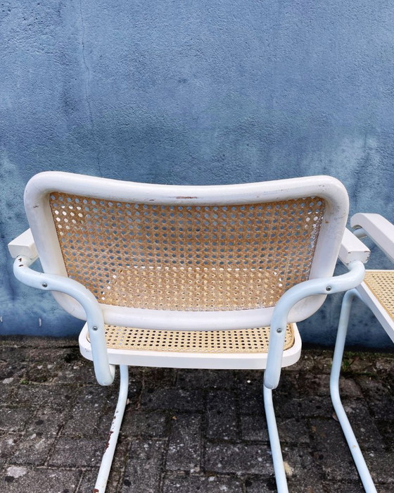 Image 1 of Sedie da pranzo Thonet vintage con seduta in fettuccia (2, 4, 6 o 8 pezzi)