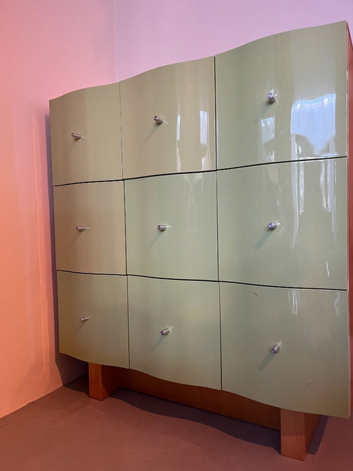 Vintage Ikea Vajer par Tomas Jellinek 1995 vert