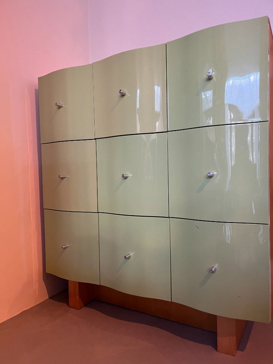 Image 1 of Vintage Ikea Vajer par Tomas Jellinek 1995 vert