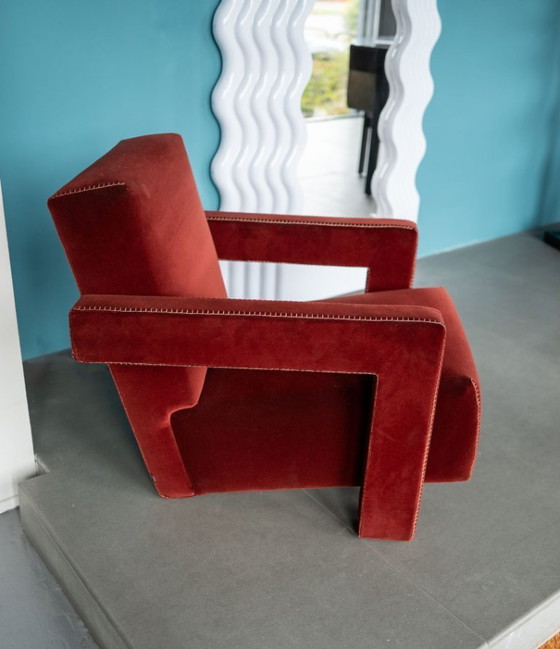 Image 1 of CASSINA 637 UTRECHT In Vinaccia B/Bordeaux SOFT VELVET