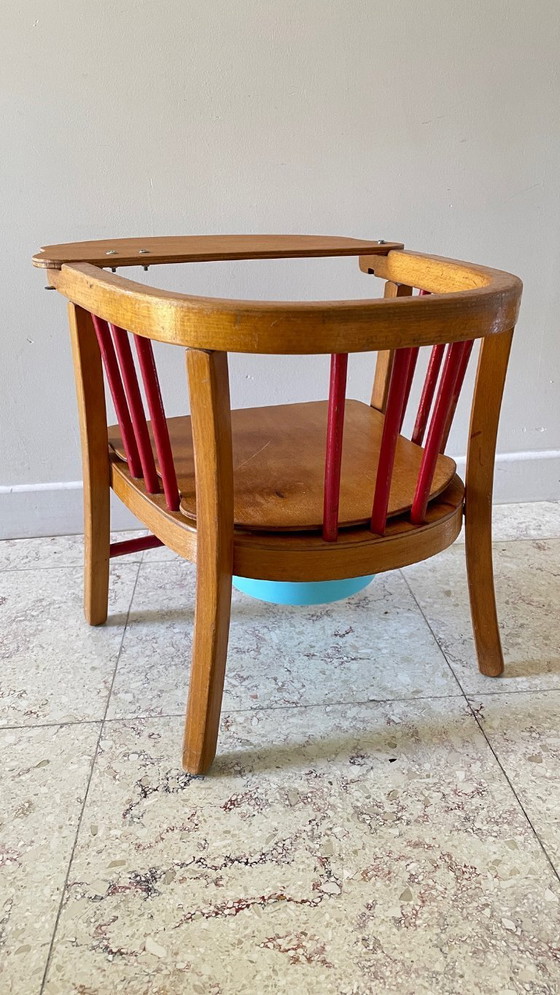 Image 1 of Poltrona per bambini in legno vintage Baumann