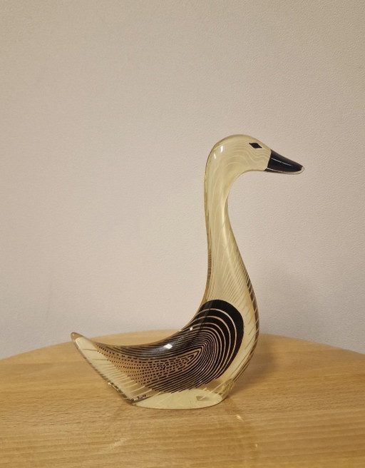 Vintage moderne gans lucite Abraham Palatnik