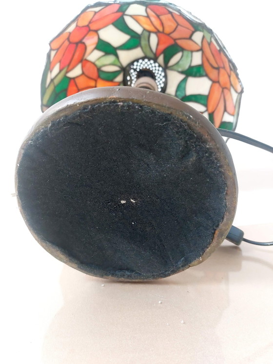 Vintage Tiffany Lamp 1970/1980 43 Height 30 Diameter 6.4 kg – Table lamps, Glass, Metal (photo 6 of 8)