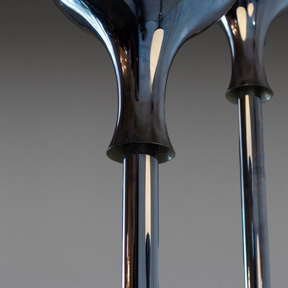 Image 1 of Set van drie vintage vloerlampen, Italiaans design in de stijl van Artemide, jaren 70.