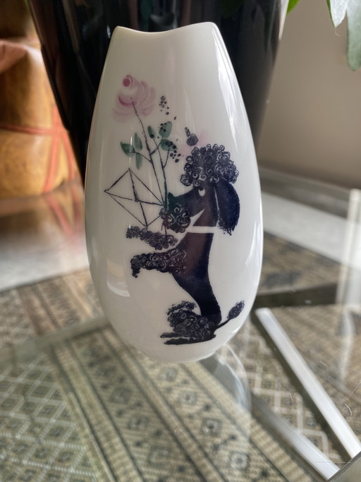 Vintage Rosenthal Vaas - Lis Müller Poedel - Puntgaaf