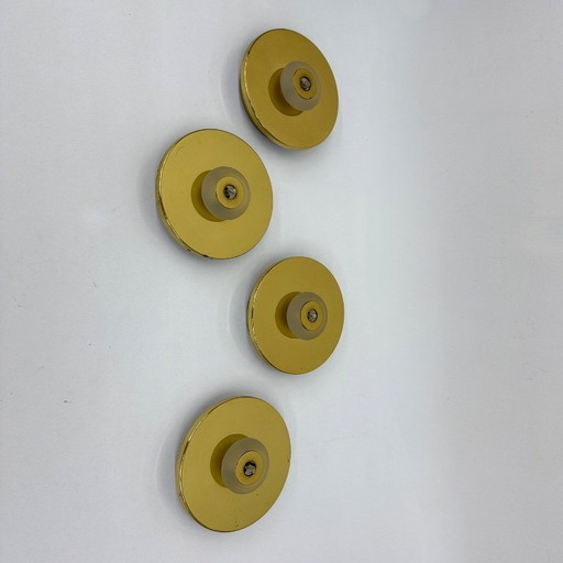 Set of 4 Hillebrand wall lamps , 1970s