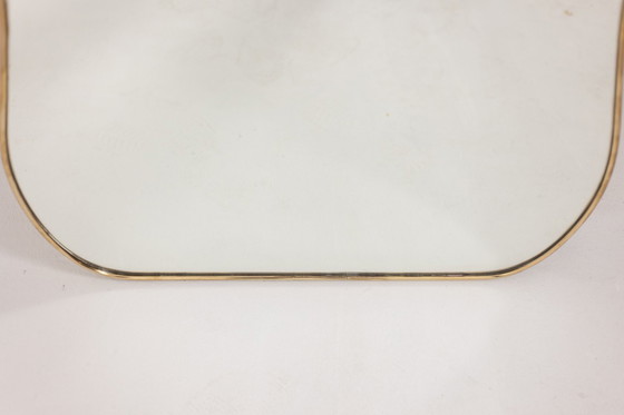 Image 1 of Pair of Mirrors in the Taste of Gio Ponti. Circa 1970.