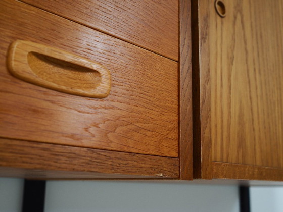 Image 1 of Systeemboekenkast in eikenhout, PS Systeem, Deens ontwerp, jaren 60, productie: Randers Møbelfabrik