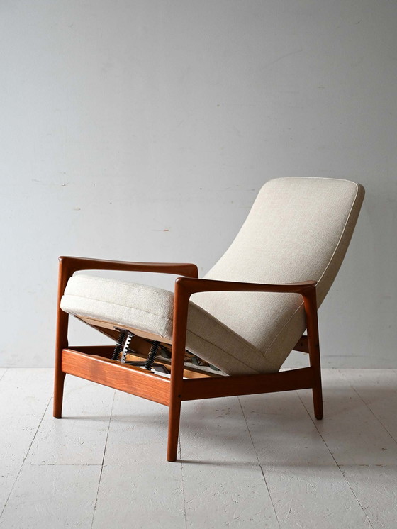 Image 1 of Poltrona scandinava in teak di Alf Svensson per DUX