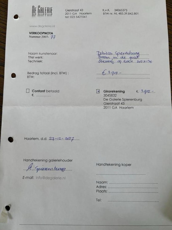 Image 1 of Albero nella nebbia di Tobia Spierenburg