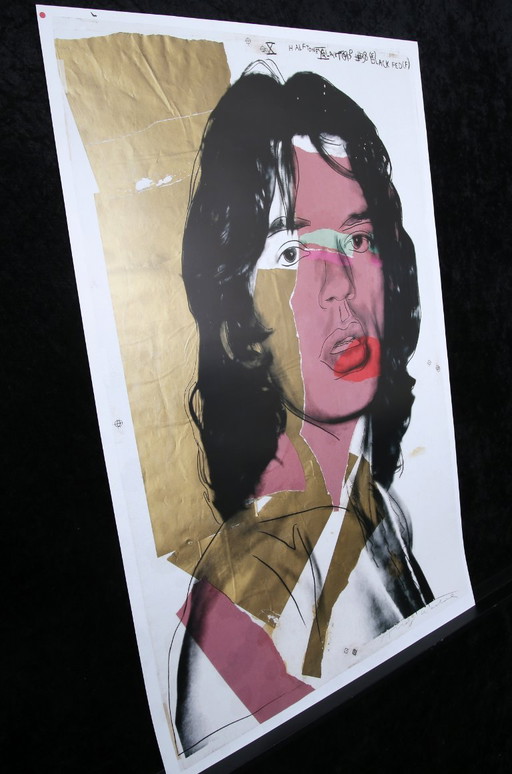 Warhol, Andy - Mick Jagger - Color offset lithograph - MUMOK, Vienna