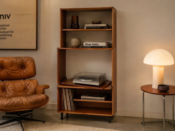 Cees Braakman para Pastoe Mueble Hi-Fi de teca hecho a medida – Armarios de pared, Wood (photo 2 of 6)