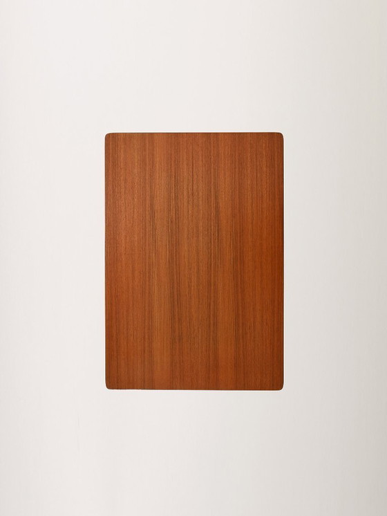 Image 1 of Scandinavian Teak Coffee Table with brass shelf