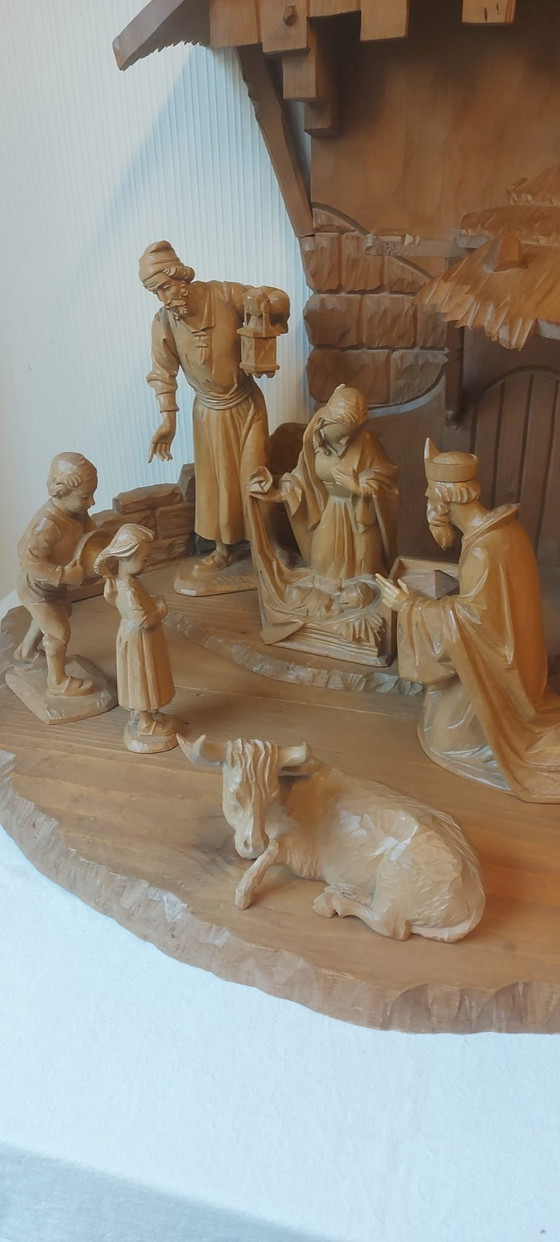 Image 1 of Crèche vintage d'Oberammergau