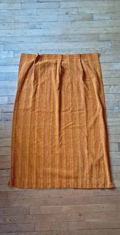 Vintage gordijn uit Frankrijk, jaren 70.