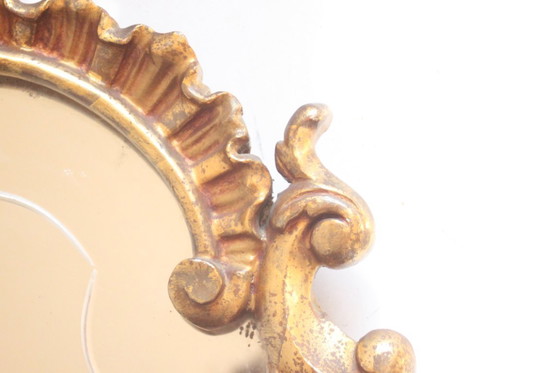 Image 1 of Vergoldeter Holzspiegel im Neo-Rokoko-Stil, Ende 19.