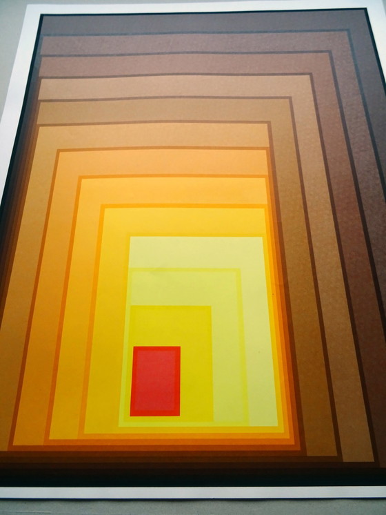 Image 1 of Aara Zero Art - Original-Farbsiebdruck ca. 1968 - , Blick auf