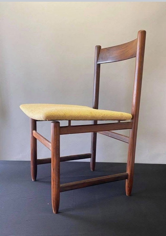 Image 1 of 6x Mid Century Stühle aus Rosenholz