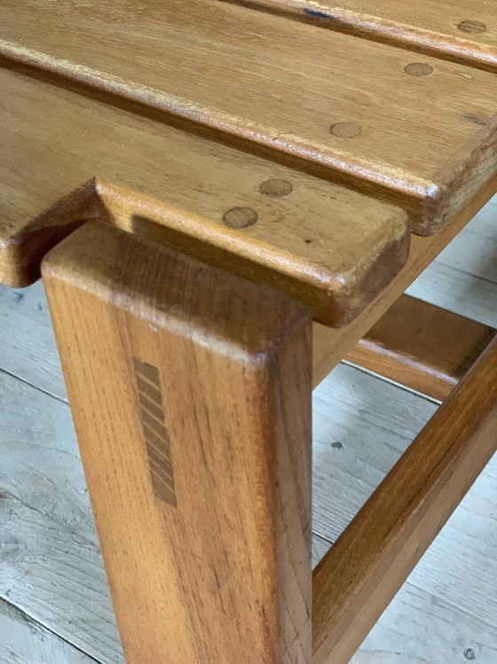 Couchtisch aus massiver Ulme aus den 80er Jahren – Couchtische, Wood, Scandinavian (photo 3 of 9)