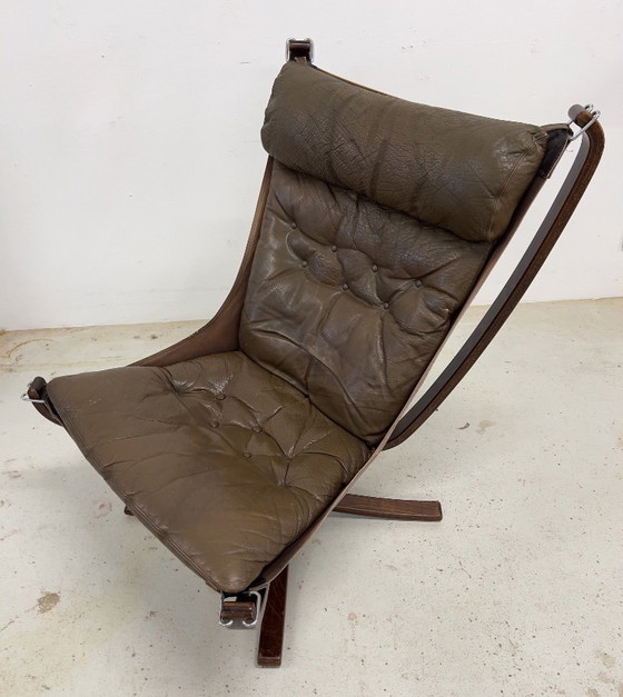 Image 1 of Sedia Falcon di Vatne Møbler, Norvegia, anni '70.