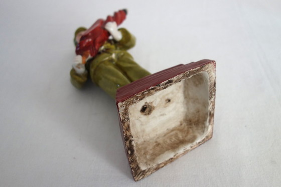Image 1 of Chinese Porcelain Biscuit Soldier Figurine Statue - Cultural Revolution #3