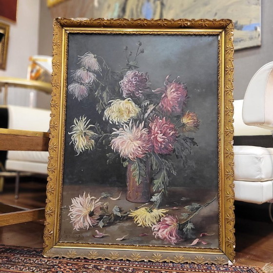 Image 1 of “Fleurs d'automne” Marthe Danard Puig, s. XX – France