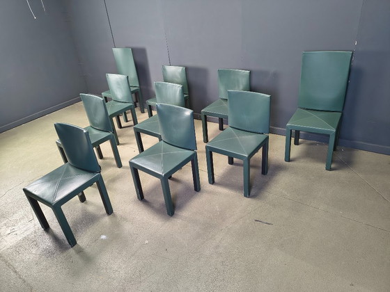 Image 1 of Sedie da pranzo Arcadia di Paolo Piva per B&B Italia set da 10