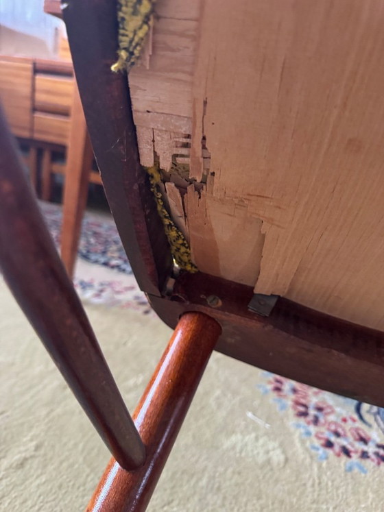 Image 1 of Belmondo Dining Table and 4 Chairs Mid-Century Czechoslovakia