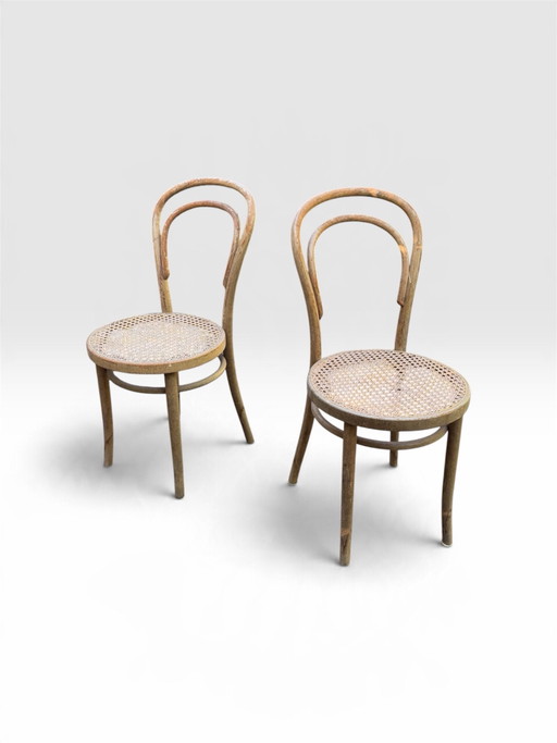 2x Chaises de bistrot Thonet style n° 14