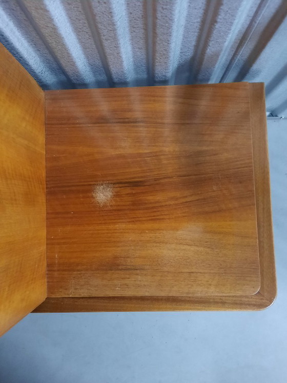 Image 1 of Vintage 1950s sideboard with glass top cabinet