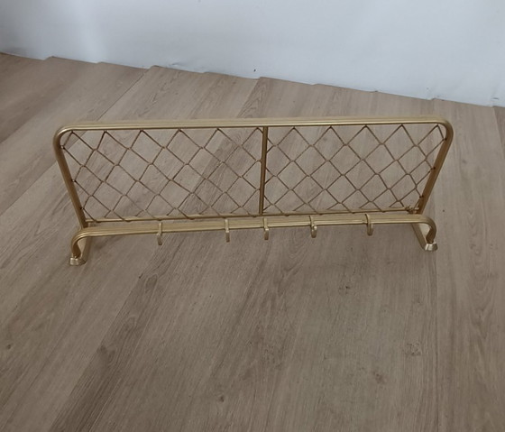 Fifties string coat rack – Metal, Textile (photo 3 of 8)