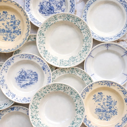 Vintage Ironstone Flat Plate, sold individually
