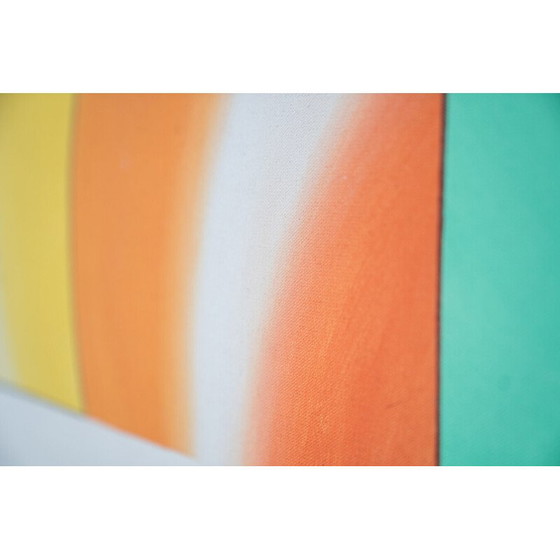 Image 1 of Vintage abstract painting on acrylic canvas, 2000s