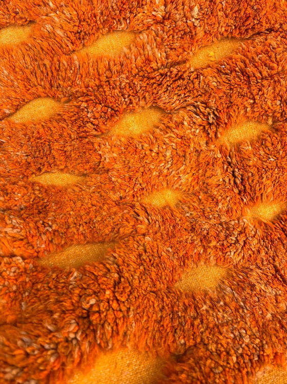 Oranje Marokkaans tapijt 200x300 cm, authentiek Marokkaans tapijt, Berber tapijt, echt wollen tapijt (photo 10 of 12)