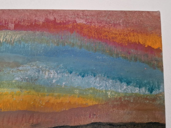 Acrylique sur toile coucher de soleil – Peintures et dessins, Canvas (photo 5 of 8)