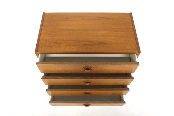 Image 1 of Scandinavische ladekast van teakhout, Zweden, 1960