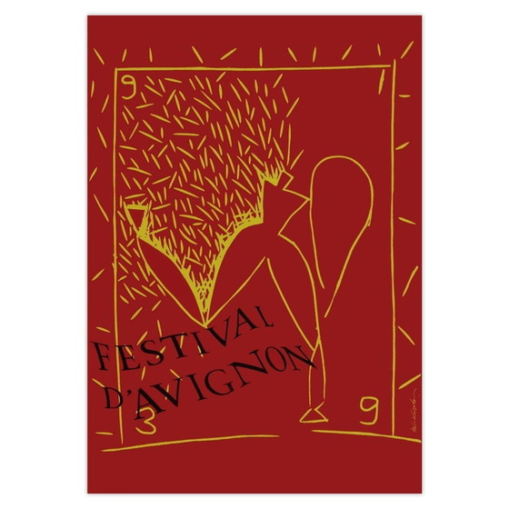 Image 1 of Manifesto del Festival d'Avignone di Aki KURODA 1993