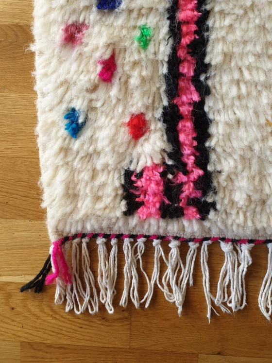 Handgefertigter Berber-Teppich 100/200cm – Teppiche & Läufer, Wolle (photo 3 of 5)