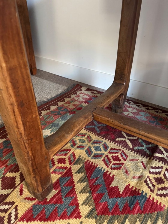 Image 1 of French farmhouse table with bench and chairs