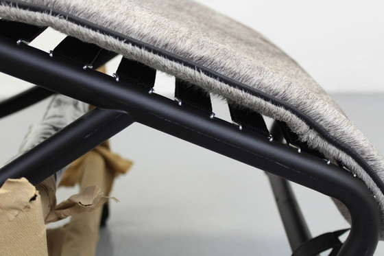 Image 1 of Lc4 Le Corbusier, Cassina, Charlotte Perriand lederen stoelstoelen