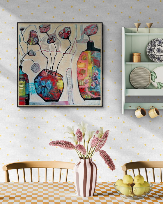 Image 1 of Abstracte bloemen