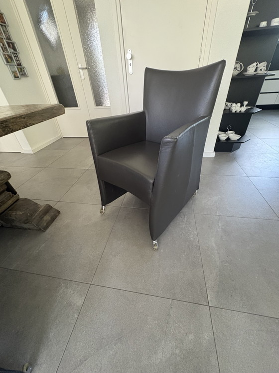 6 sedie da pranzo Jade di Bert Plantagie – Leather, Metal (photo 7 of 10)