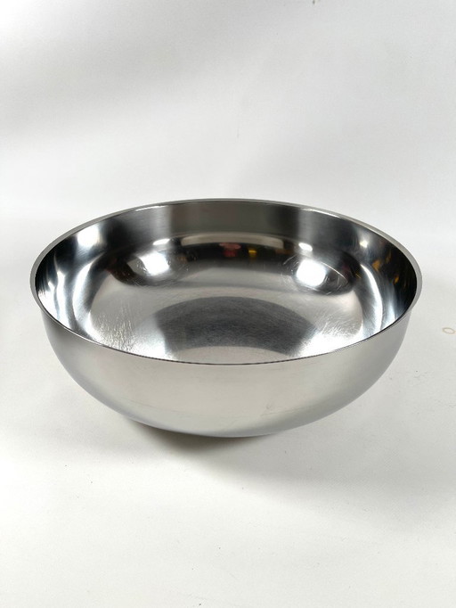 Stelton XL Bowl Dish Acero Inoxidable Erik Magnussen Diseño Danés 1988