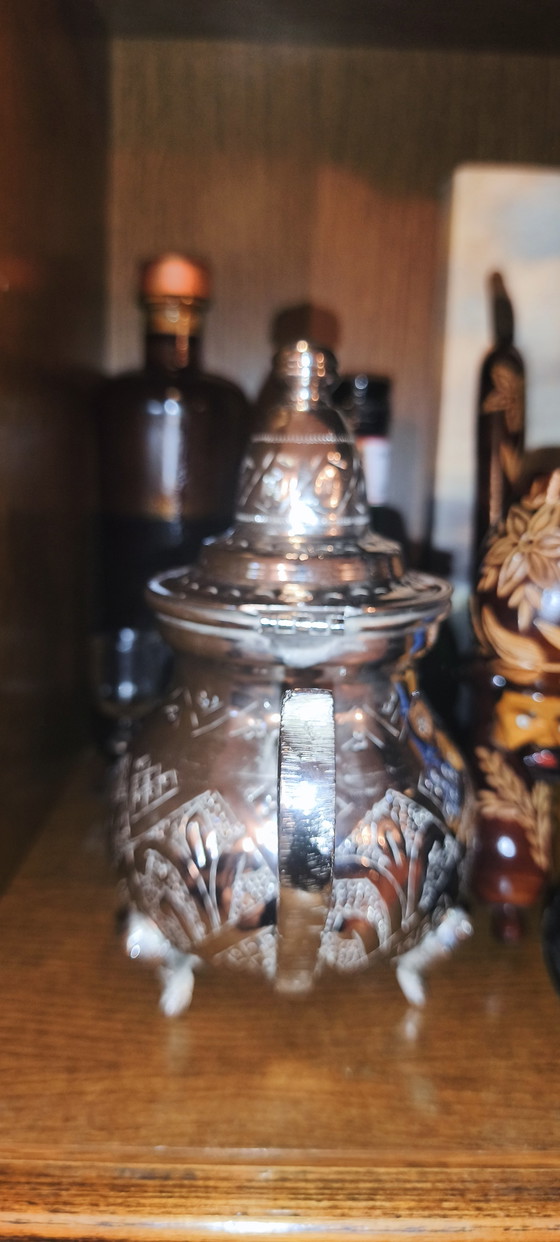 Je vends une magnifique théière, hauteur 18 cm. – Accessoires de table, Metal (photo 7 of 8)