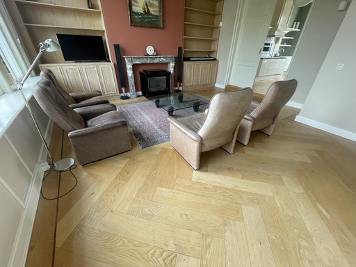 4x fauteuils de Sede DS 50 Buffalo Leuren, chacun