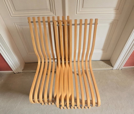 Image 1 of 2x Vitra Edition: Sedia Schizzo – Design di Ron Arad (1989) – Primo proprietario/Pezzi da esposizione